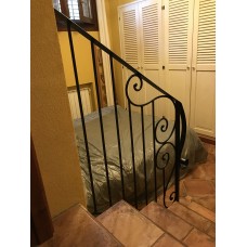 RINGHIERA Ferro Battuto . Realizzazioni Personalizzate . cod. 017 . Detrazioni fino al 50%