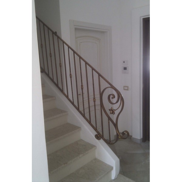 RINGHIERA Ferro Battuto . Realizzazioni Personalizzate . cod. 033 . Detrazioni fino al 50%