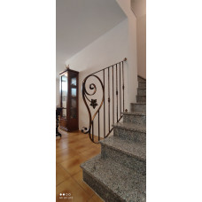 RINGHIERA in FERRO BATTUTO Personalizzata . Cod. 033