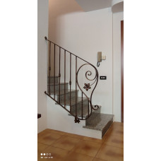 RINGHIERA in FERRO BATTUTO Personalizzata . Cod. 033