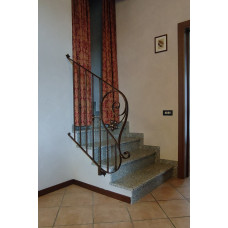 RINGHIERA in FERRO BATTUTO Personalizzata . Cod. 033