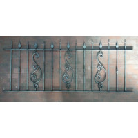 RINGHIERA in FERRO BATTUTO Personalizzata . Cod. 1041