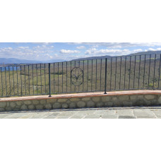RINGHIERA in FERRO BATTUTO Personalizzata . Cod. 1043