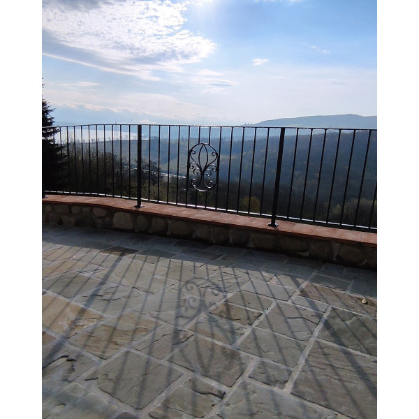 RINGHIERA in FERRO BATTUTO Personalizzata . Cod. 1043