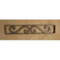 RAILING Balustrade for window in Iron with laser design . Personalised Executions . 1045