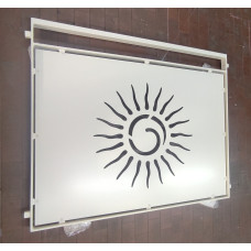 RINGHIERA in FERRO con disegno Laser Personalizzata . Cod. 1046