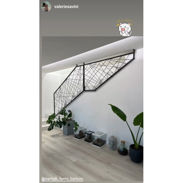 RINGHIERA in FERRO DESIGN Personalizzata . Cod. 1853