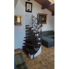 RINGHIERA in Ferro con disegno laser . Realizzazioni Personalizzate . cod. 1861 . Detrazioni fino al 50%.