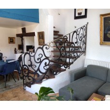 RINGHIERA in Ferro con disegno laser . Realizzazioni Personalizzate . cod. 1861 . Detrazioni fino al 50%.