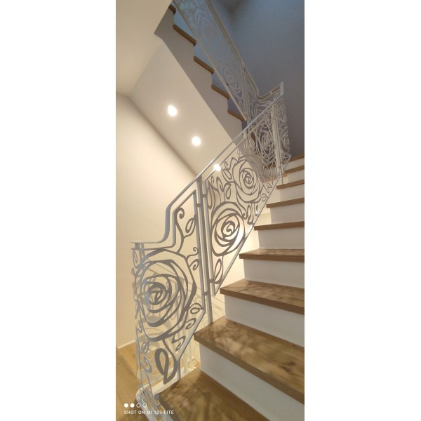 Iron RAILING with laser design. Personalised Executions. 1865