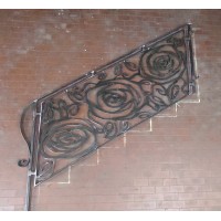 Iron RAILING with laser design. Personalised Executions. 1865
