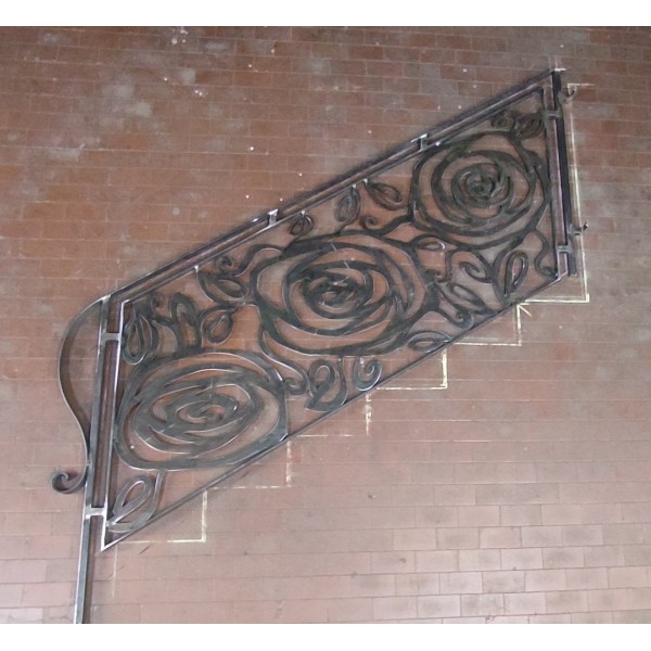Iron RAILING with laser design. Personalised Executions. 1865