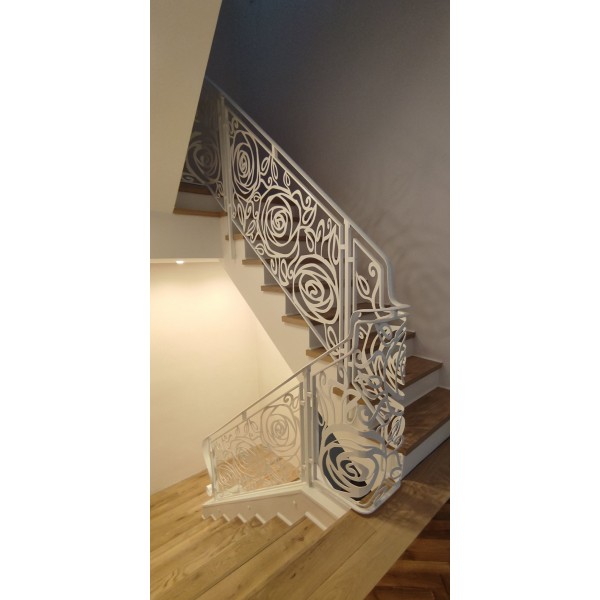 Iron RAILING with laser design. Personalised Executions. 1865