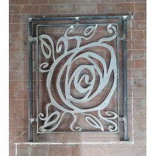 RINGHIERA in Ferro con disegno laser . Realizzazioni Personalizzate . cod. 1865 . Detrazioni fino al 50%.
