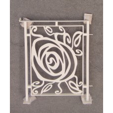RINGHIERA in Ferro con disegno laser . Realizzazioni Personalizzate . cod. 1865 . Detrazioni fino al 50%.