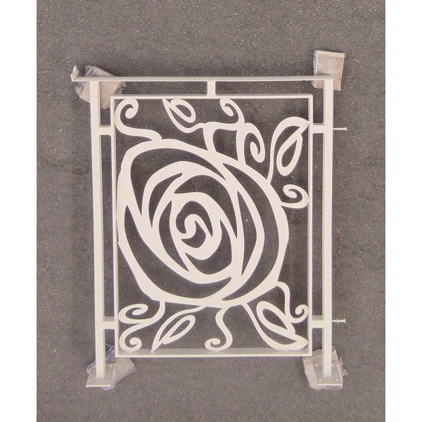 RINGHIERA in Ferro con disegno laser . Realizzazioni Personalizzate . cod. 1865 . Detrazioni fino al 50%.