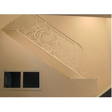 RINGHIERA in Ferro con disegno laser . Realizzazioni Personalizzate . cod. 1865 . Detrazioni fino al 50% .