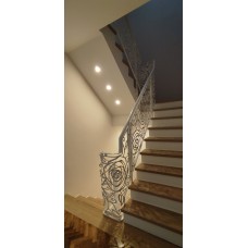 RINGHIERA in Ferro con disegno laser . Realizzazioni Personalizzate . cod. 1865 . Detrazioni fino al 50% .