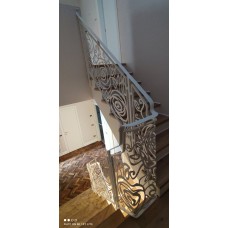 Iron RAILING with laser design. Personalised Executions. 1865