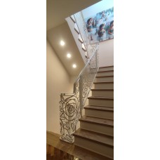 Iron RAILING with laser design. Personalised Executions. 1865