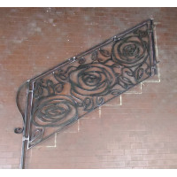 RINGHIERA in FERRO con disegno Laser Personalizzata . Cod. 1865