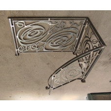 RINGHIERA in FERRO con disegno Laser Personalizzata . Cod. 1865