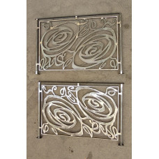 RINGHIERA in FERRO con disegno Laser Personalizzata . Cod. 1865
