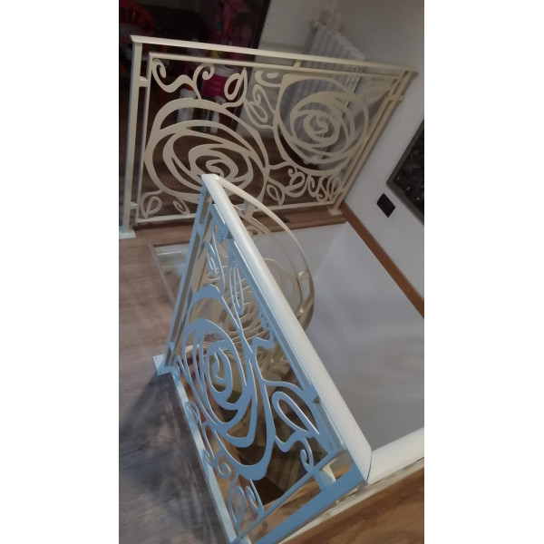 RINGHIERA in FERRO con disegno Laser Personalizzata . Cod. 1865