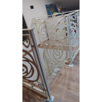 RINGHIERA in FERRO con disegno Laser Personalizzata . Cod. 1865