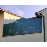 Iron RAILING with laser design. Personalised Executions. 1867