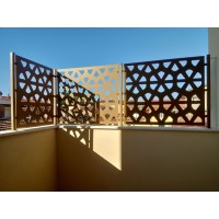 Iron RAILING with laser design. Personalised Executions. 919