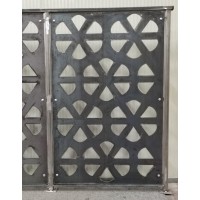 Iron RAILING with laser design. Personalised Executions. 919