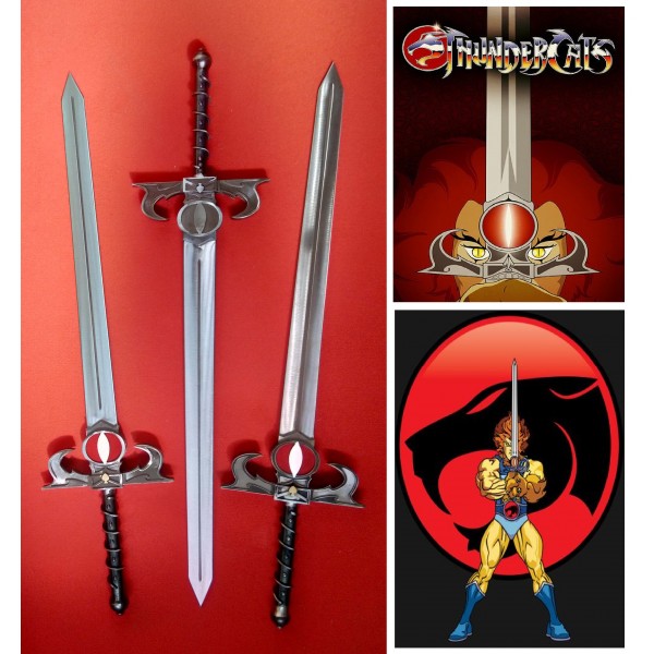 Spada dei Presagi di Lion-O Thundercats in Acciaio . Spada da Collezione . Cod. 1801