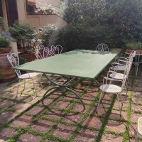 Tavolo Tavolino in FERRO BATTUTO . Realizzazioni Personalizzate . 1159