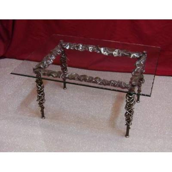 Coffee Table Wrought Iron. Cm 60 x 80. 639