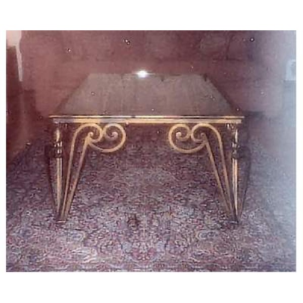 Table wrought iron. Coffee Table. Personalised Executions. 647