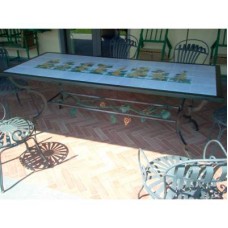 Table wrought iron. Coffee Table. Personalised Executions. 654