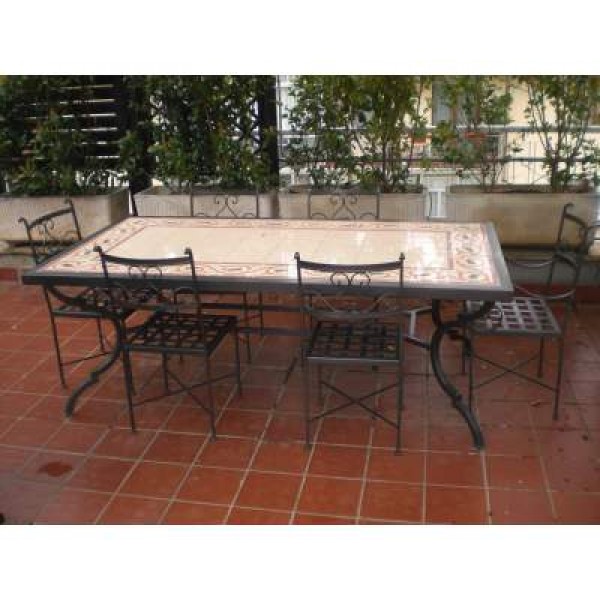 Table wrought iron. Coffee Table. Personalised Executions. 657