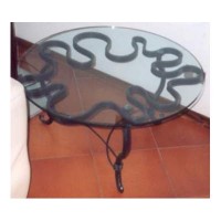 Table wrought iron. Coffee Table. Personalised Executions. 659