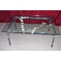 Table wrought iron. Coffee Table. Personalised Executions. 666