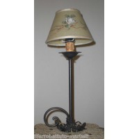 Wrought Iron Abat Jour Lamp. Size approx. 20 x 45  cm . 707