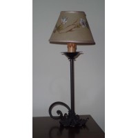 Wrought Iron Abat Jour Lamp. Personalised Executions. 707