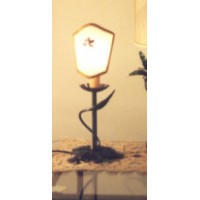 Wrought Iron Abat Jour Lamp. Personalised Executions. 712