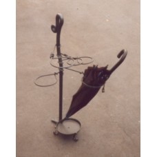 Wrought Iron Umbrella Stand. Personalised Executions. 1019