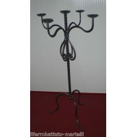 CANDELABRO  in Ferro Battuto . Dimensioni cm 70 x 130 circa. 1022