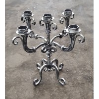 CANDELABRO  in Ferro Battuto . Realizzazioni Personalizzate . 1774