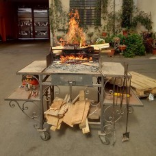 BARBECUE in Acciaio Inox . Ferro Battuto . Realizzazioni Personalizzate . 854