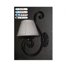 WROUGHT IRON WALL LAMP design . iron SMART lighting . compatible with iOS and Android. works with Amazon Alexa, Google Home, Ifttt. light lamp INTELLIGENT HOME AUTOMATION WIFI. 104