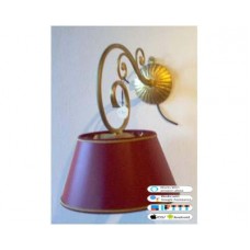 WROUGHT IRON WALL LAMP design . gold . SMART lighting . compatible with iOS and Android. works with Amazon Alexa, Google Home, Ifttt. light lamp INTELLIGENT HOME AUTOMATION WIFI. 132