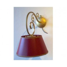 WROUGHT IRON WALL LAMP design . gold . 132